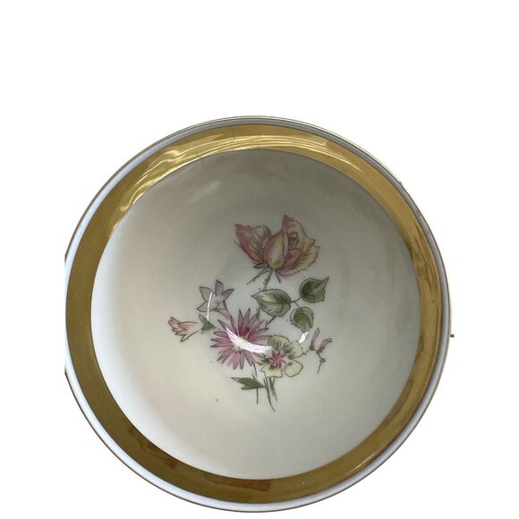 Winterling Bavaria Trio Germany Teacup Saucer Plate Set - Gold Floral - Picture 5 of 12